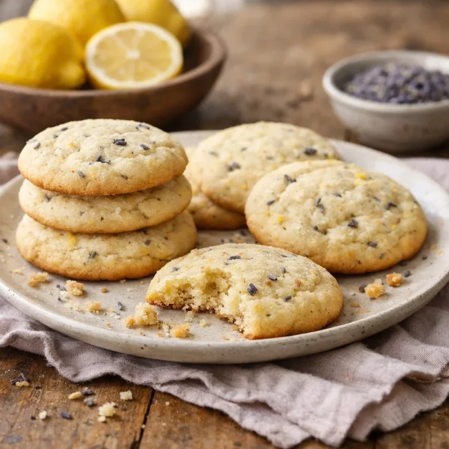 Lemon Lavender Sugar Cookies