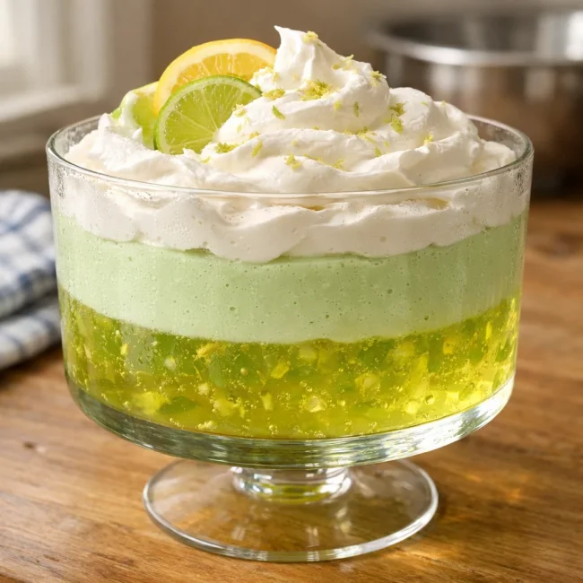 Lemon Lime Gelatin Delight