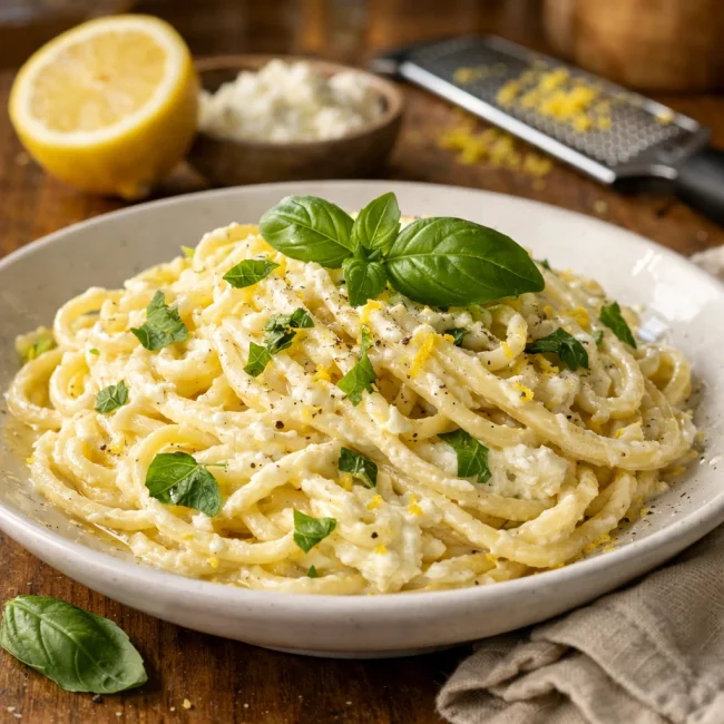 Lemon Ricotta Pasta