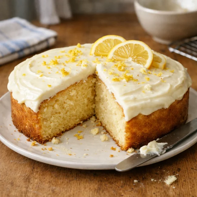 Lemon Sour Cream Cake