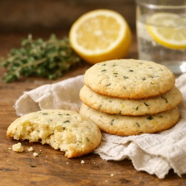 Lemon Thyme Sugar Cookies