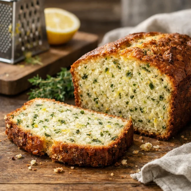 Lemon Thyme Zucchini Bread