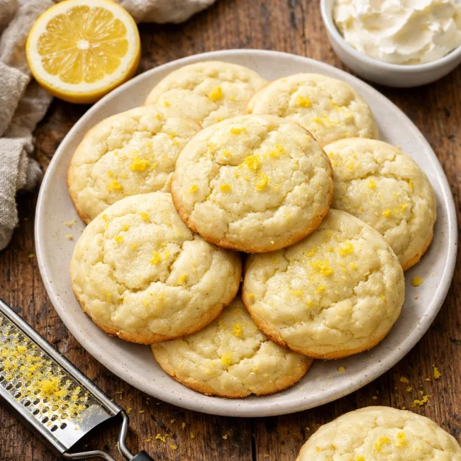 Lemon Zest Cream Cheese Cookies