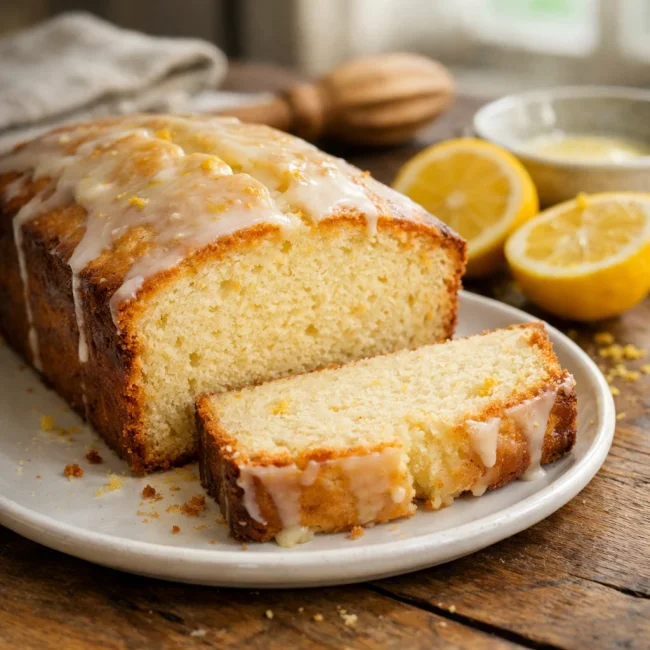 Lemon Zest Cream Cheese Pound Cake