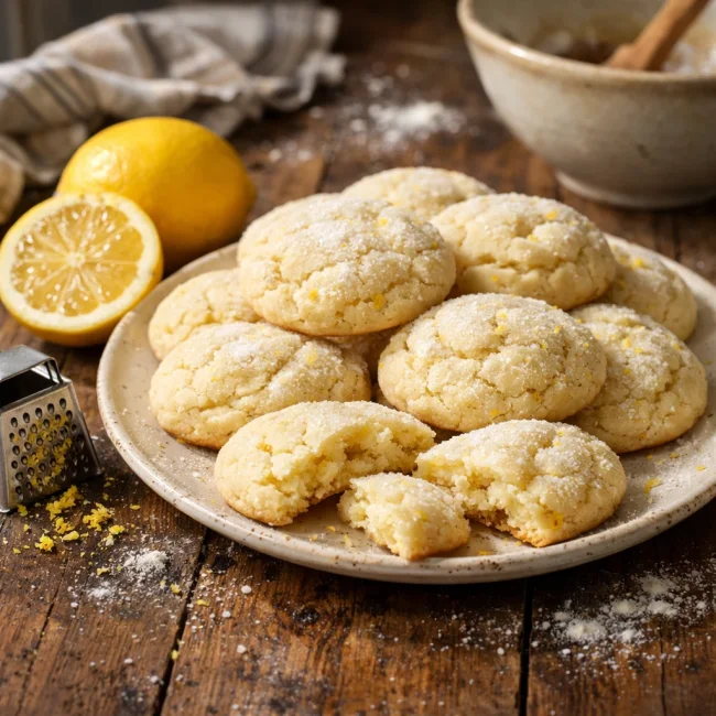 Lemon Zest Sugar Cookies