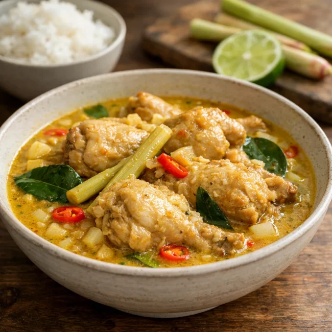 Lemongrass Coconut Curry Chicken