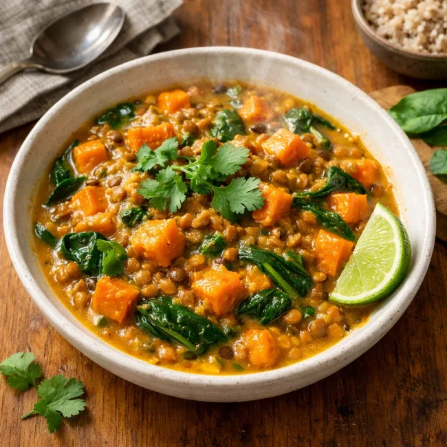 Lentil and Sweet Potato Curry