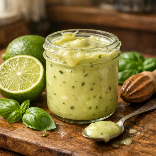 Lime Basil Curd