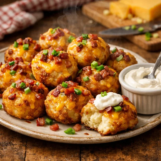 Loaded Potato Puffs
