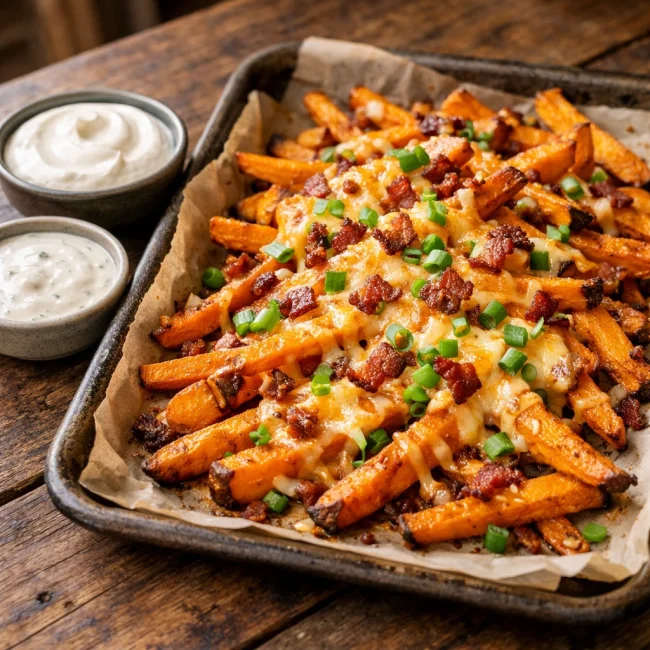 Loaded Sweet Potato Fries