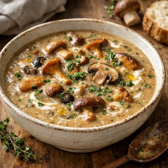 Lush Forest Mushroom Soup