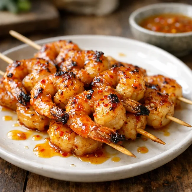 Mango and Chili Glazed Shrimp