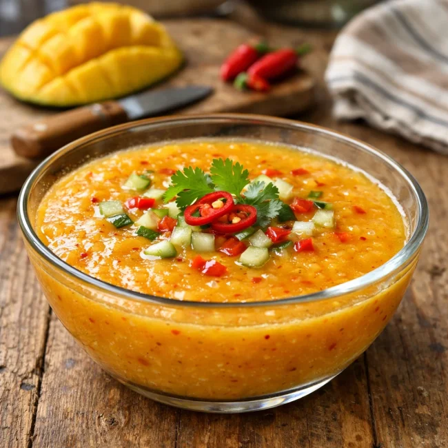Mango Chili Gazpacho