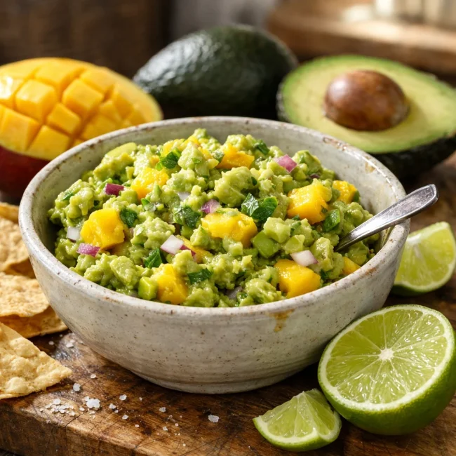 Mango Lime Guacamole
