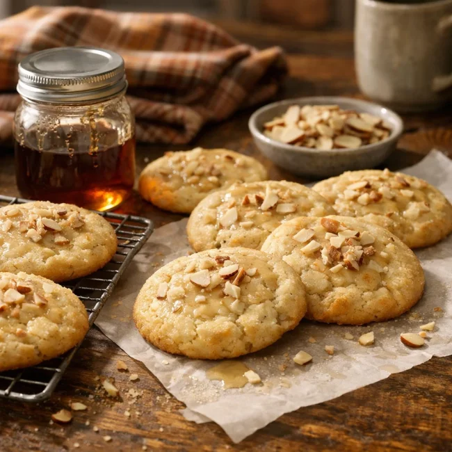 Maple Almond Sugar Cookies