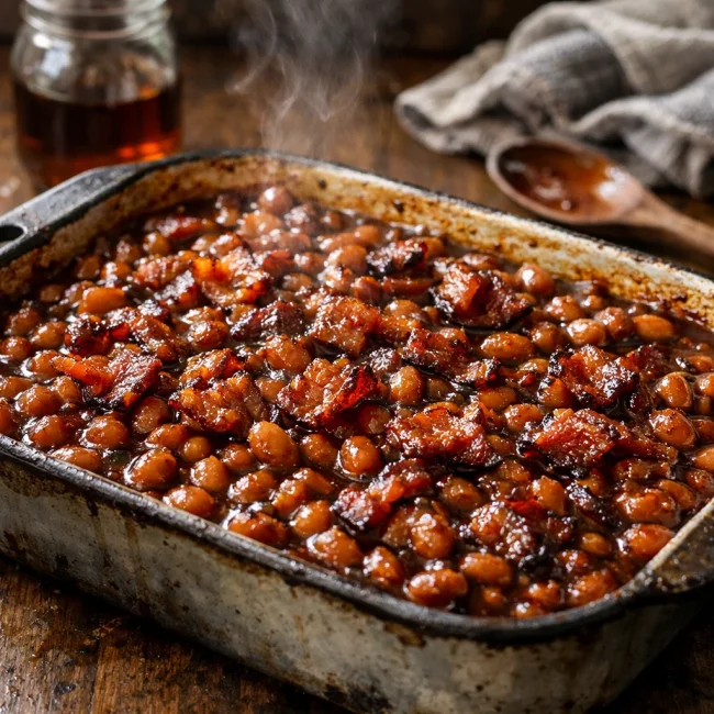 Maple Bacon Baked Beans
