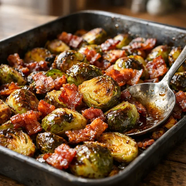 Maple-Bacon Brussels Sprouts