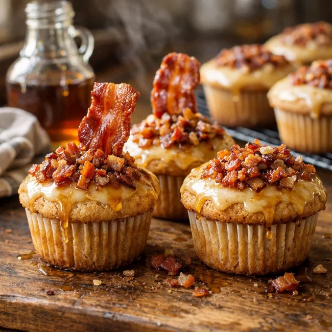 Maple Bacon Cupcakes