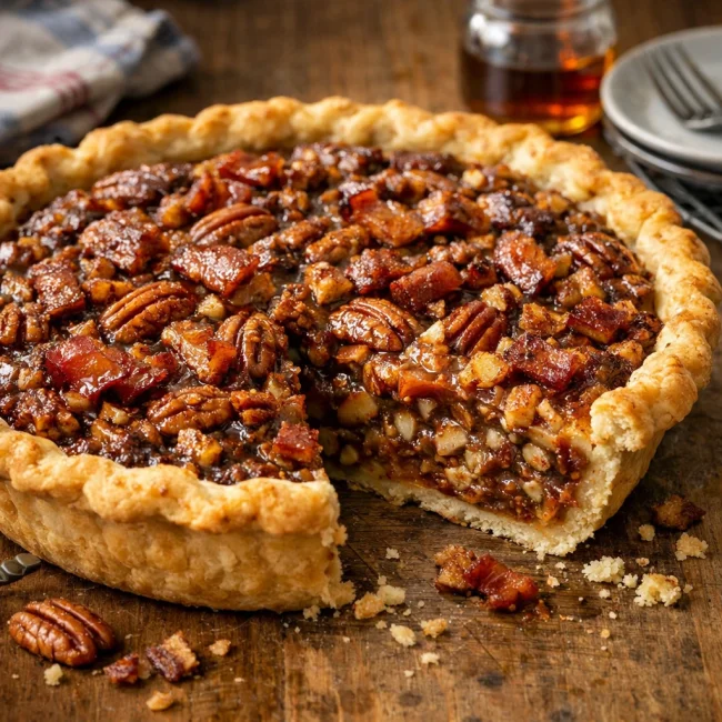 Maple Bacon Pecan Pie