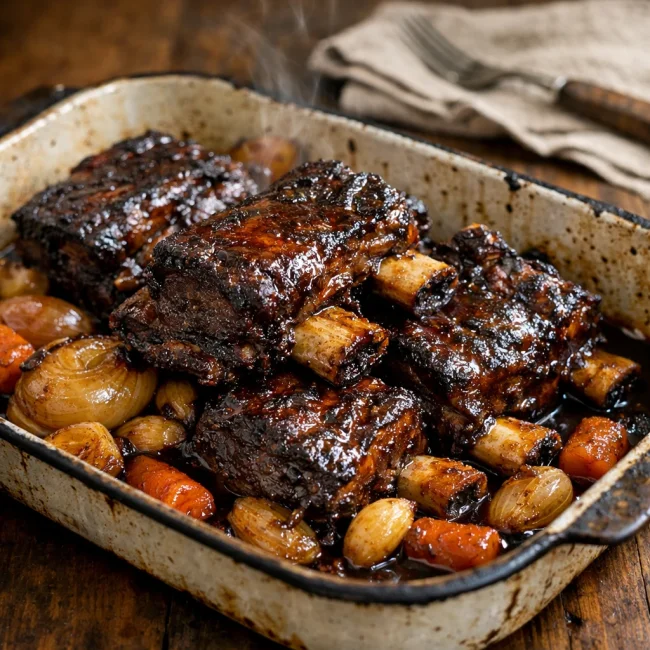 Maple-Balsamic Beef Short Ribs