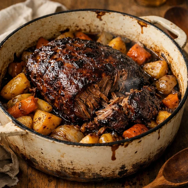 Maple-Balsamic Glazed Pot Roast