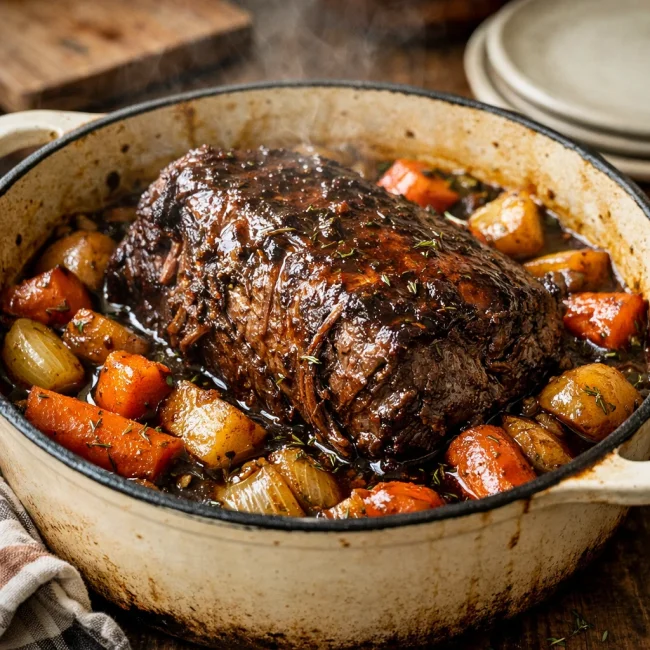 Maple Balsamic Pot Roast