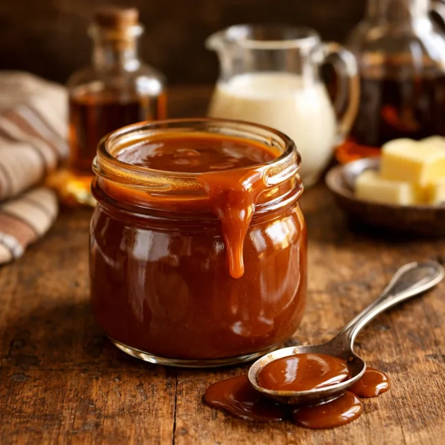 Maple Bourbon Caramel Sauce