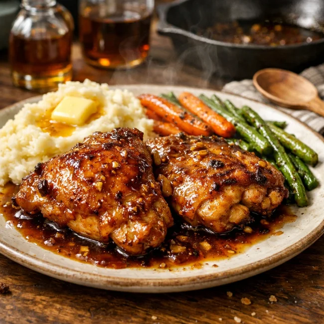 Maple Bourbon Chicken Delight