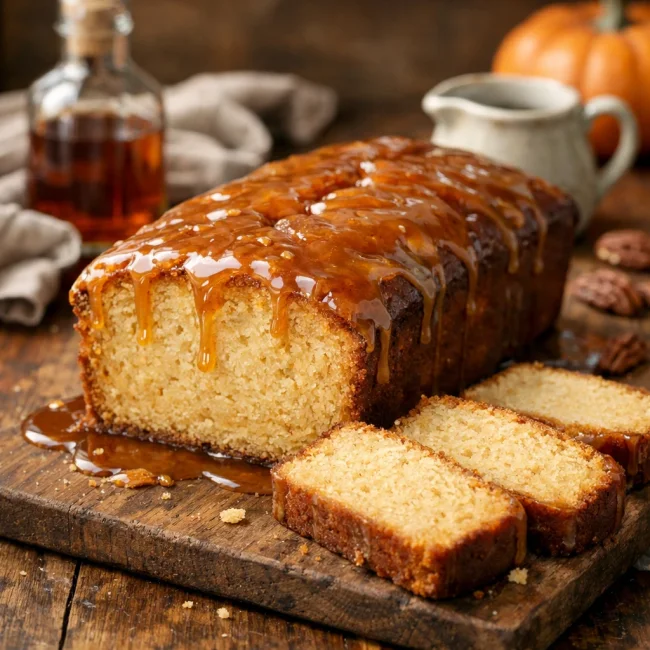 Maple Bourbon Pound Cake