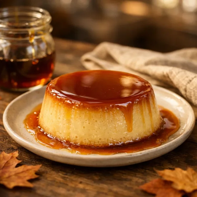 Maple Caramel Flan