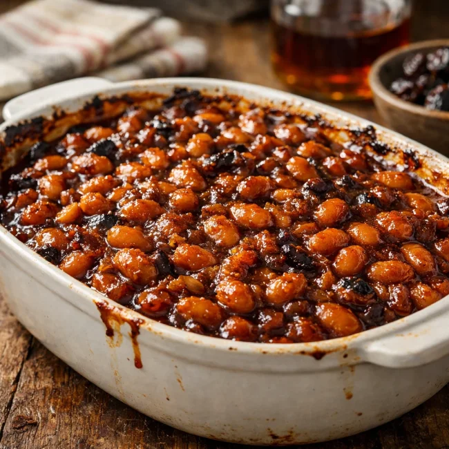 Maple Chipotle Baked Beans
