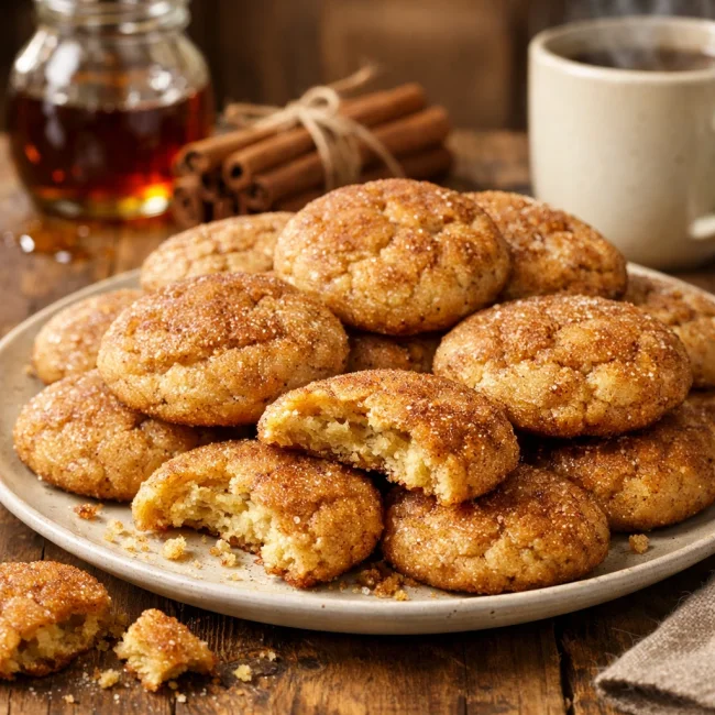Maple Cinnamon Snickerdoodles