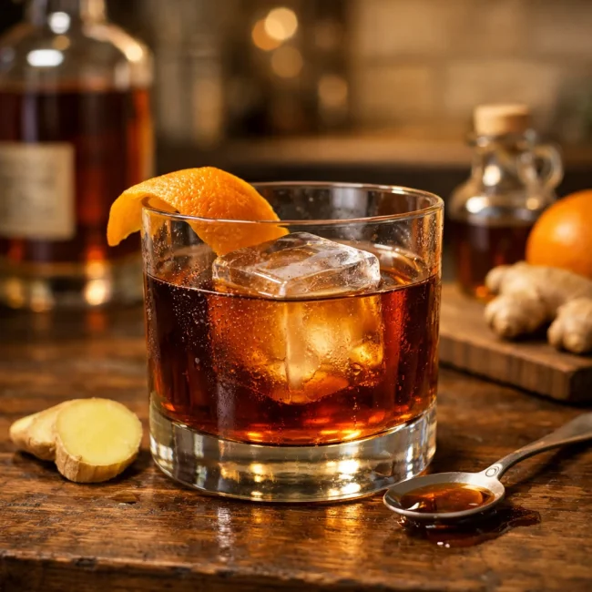 Maple Ginger Manhattan