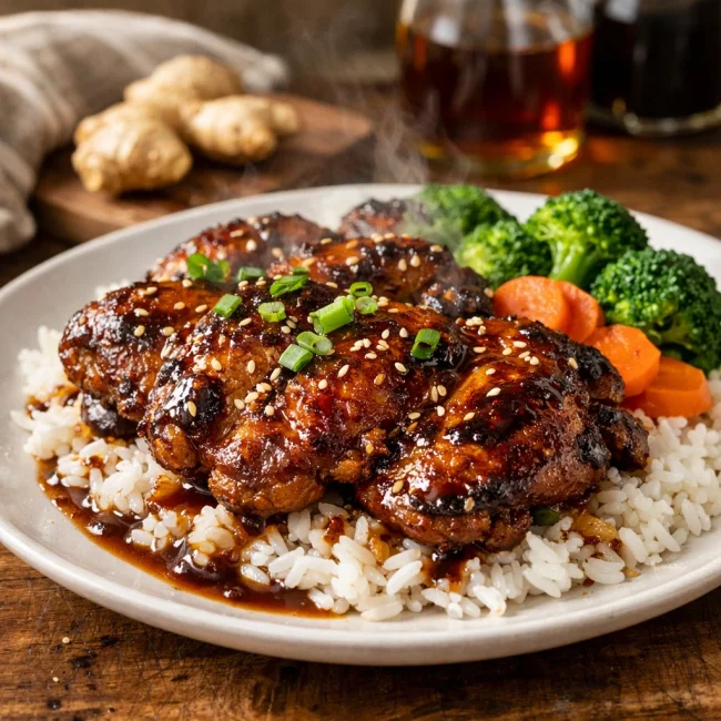 Maple Ginger Teriyaki Chicken