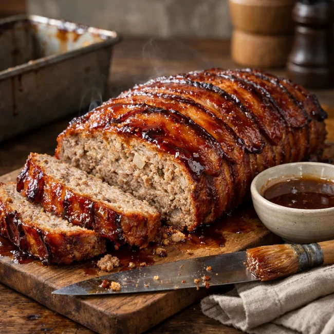 Maple-Glazed Bacon Meatloaf