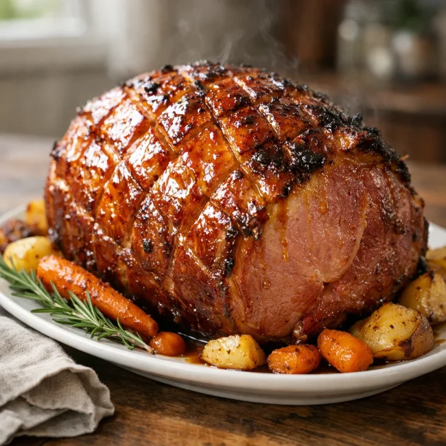Maple Glazed Baked Ham