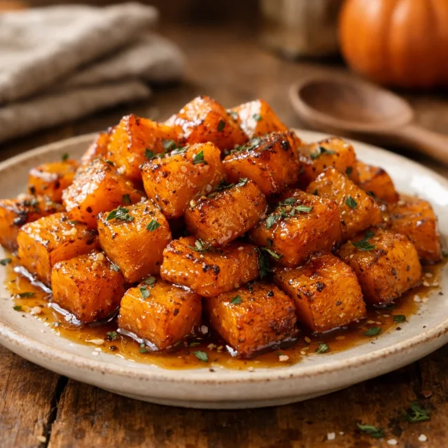 Maple Glazed Butternut Squash