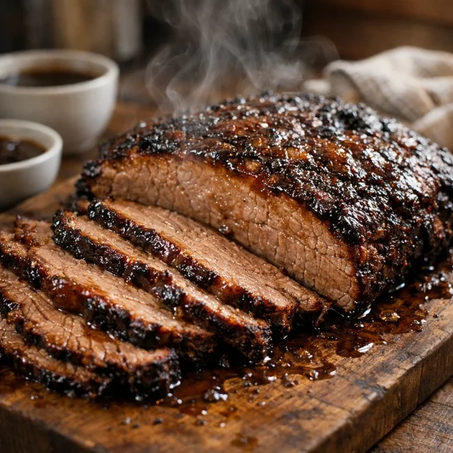 Maple Glazed Coffee Brisket