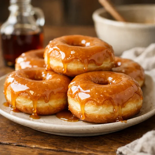 Maple Glazed Donuts