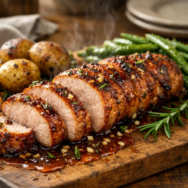 Maple Glazed Pork Tenderloin