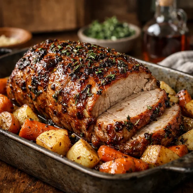 Maple Herb Pork Roast