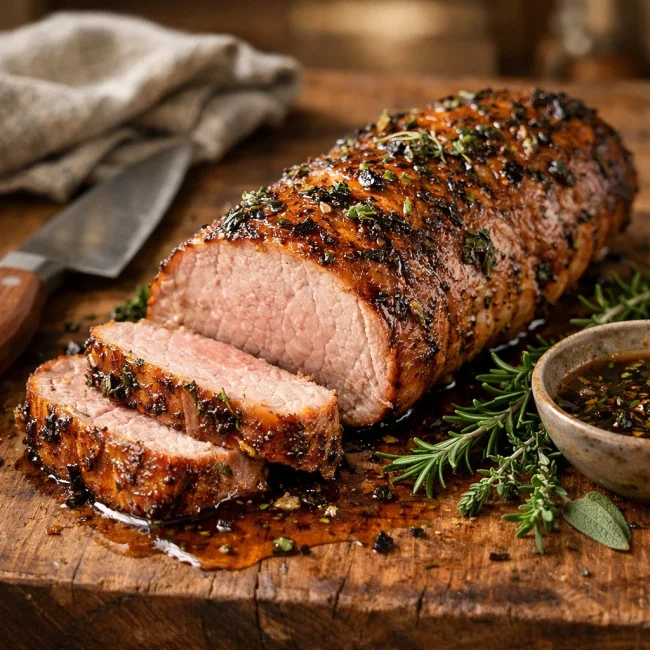 Maple Herb Roast Pork Tenderloin