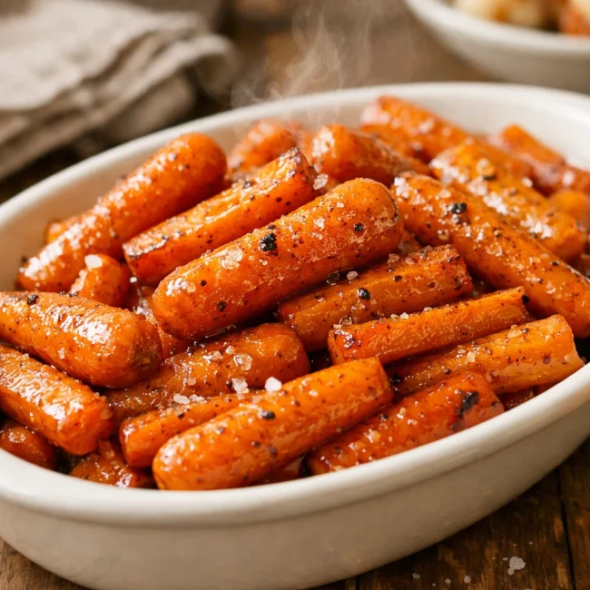 Maple Honey Glazed Carrots