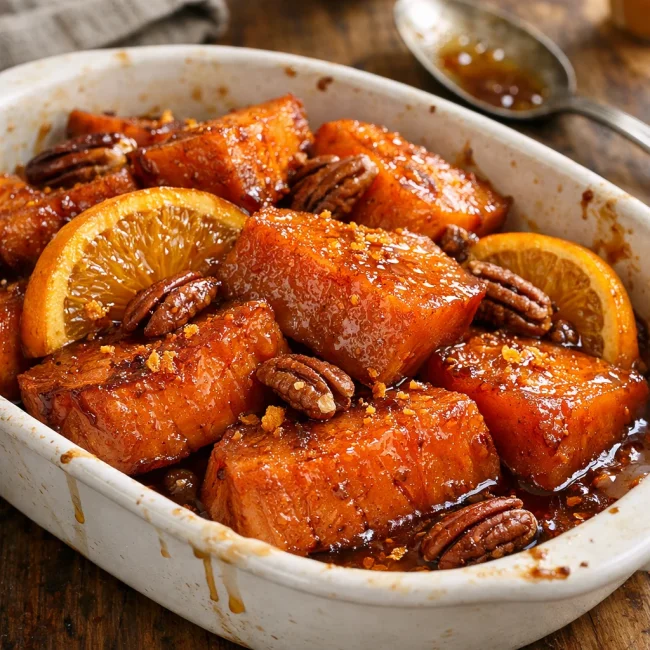 Maple Orange Candied Yams