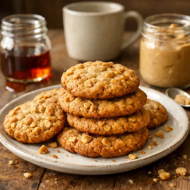 Maple Peanut Butter Cookies