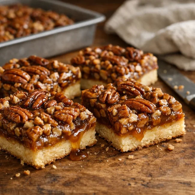 Maple Pecan Pie Bars