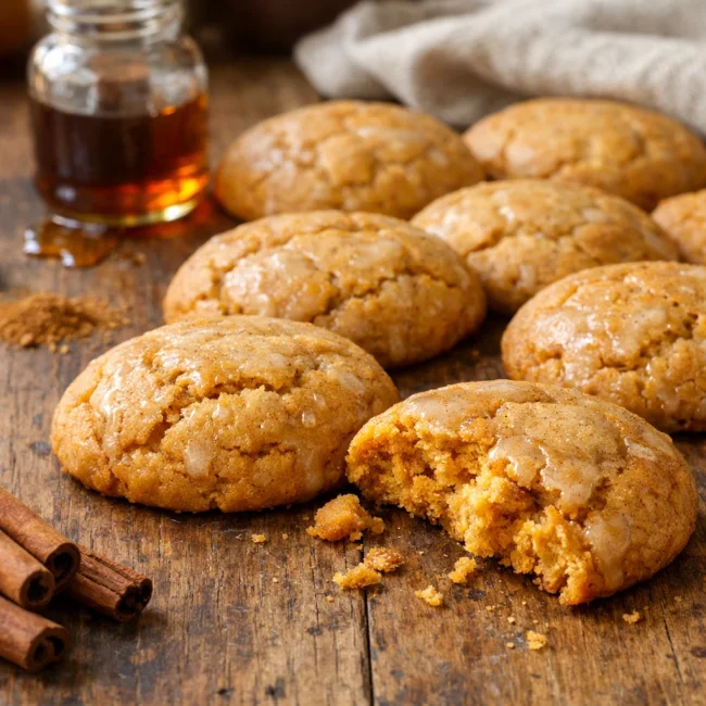 Maple Pumpkin Spice Cookies