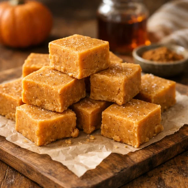 Maple Pumpkin Spice Fudge