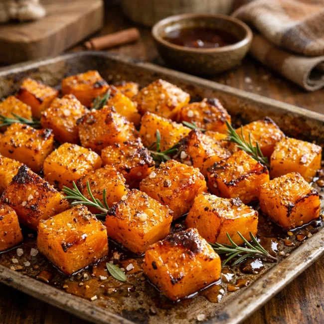 Maple Roasted Butternut Squash