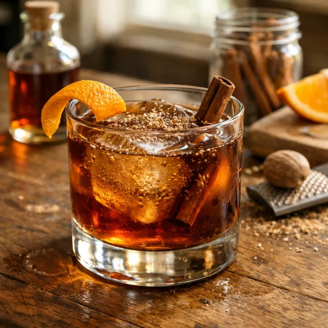 Maple Spiced Old Fashioned